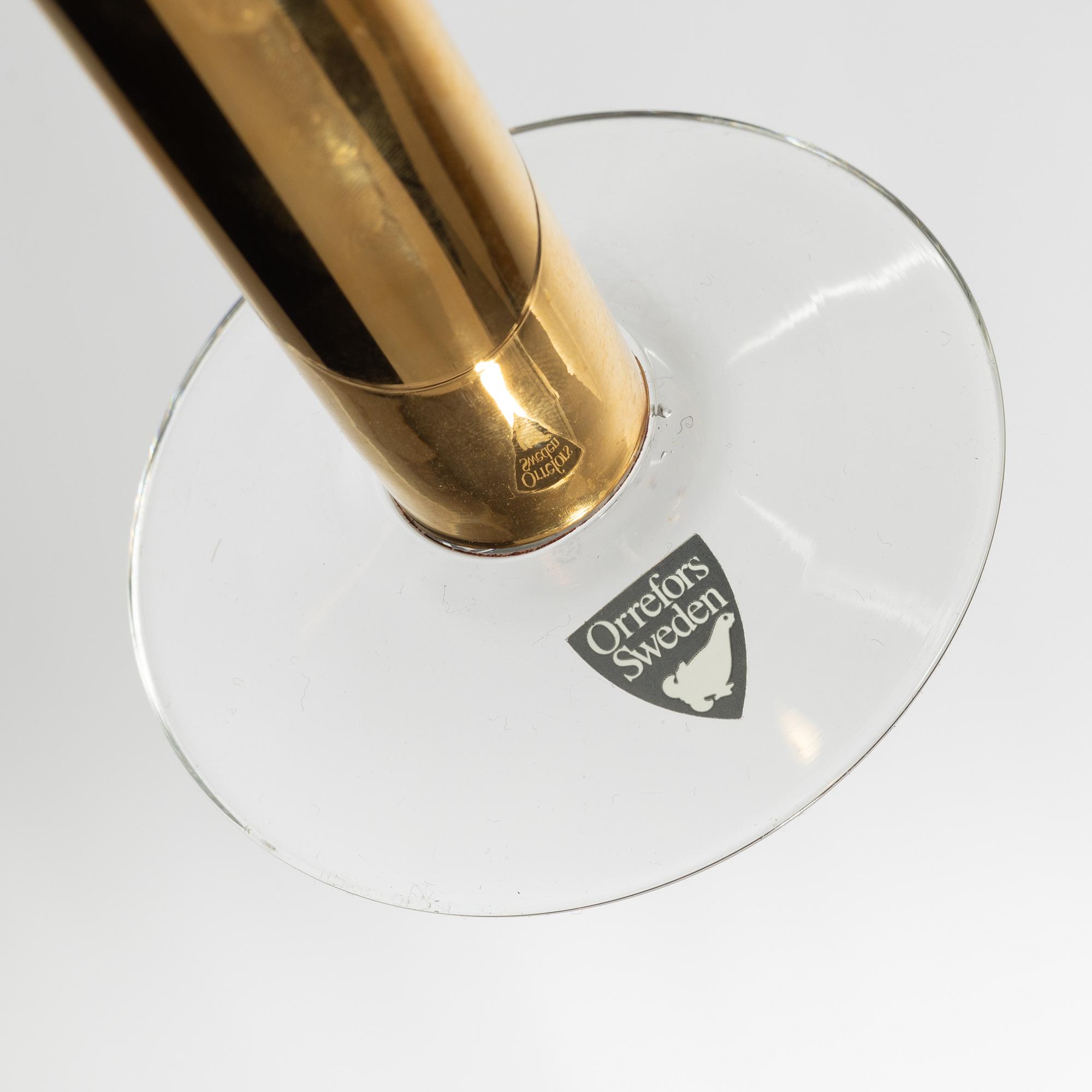 Gunnar Cyrén, a 24-piece 'Nobel' glass service, Orrefors.