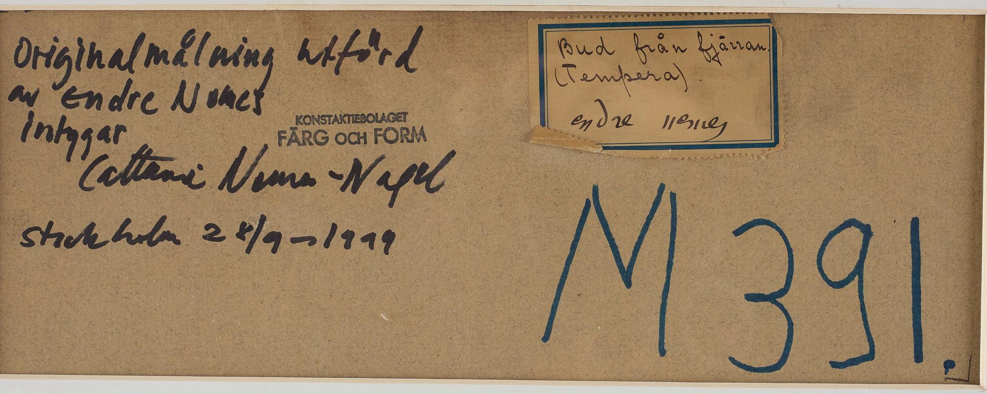 Endre Nemes, "Bud från fjärran".