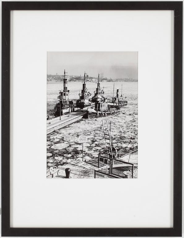 ÅKE LANGE, fotografi, blankt silvergelatin, 1930-tal.