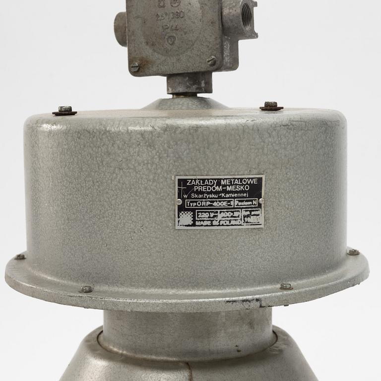 Industrial lamp, Mesko, Poland, second half of the 20th century.