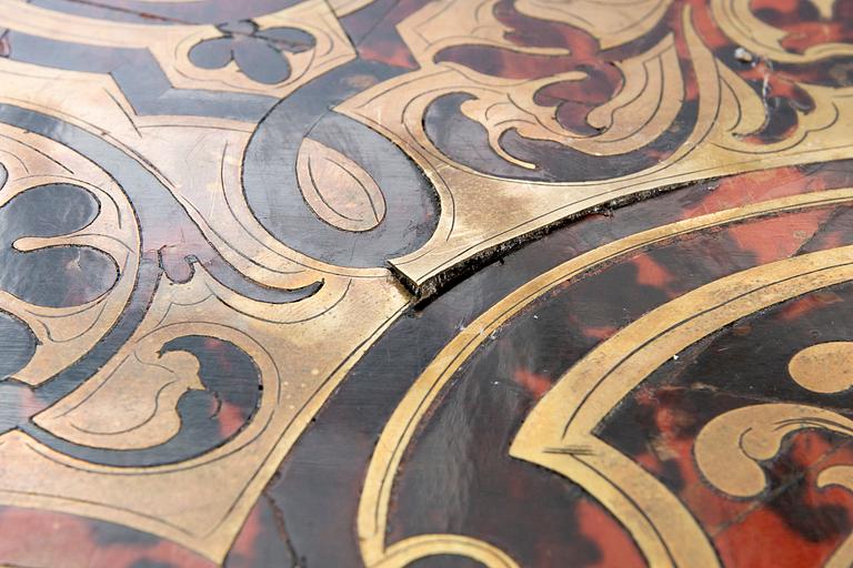 A French Louis XV style Boulle Inlay Writing Desk.