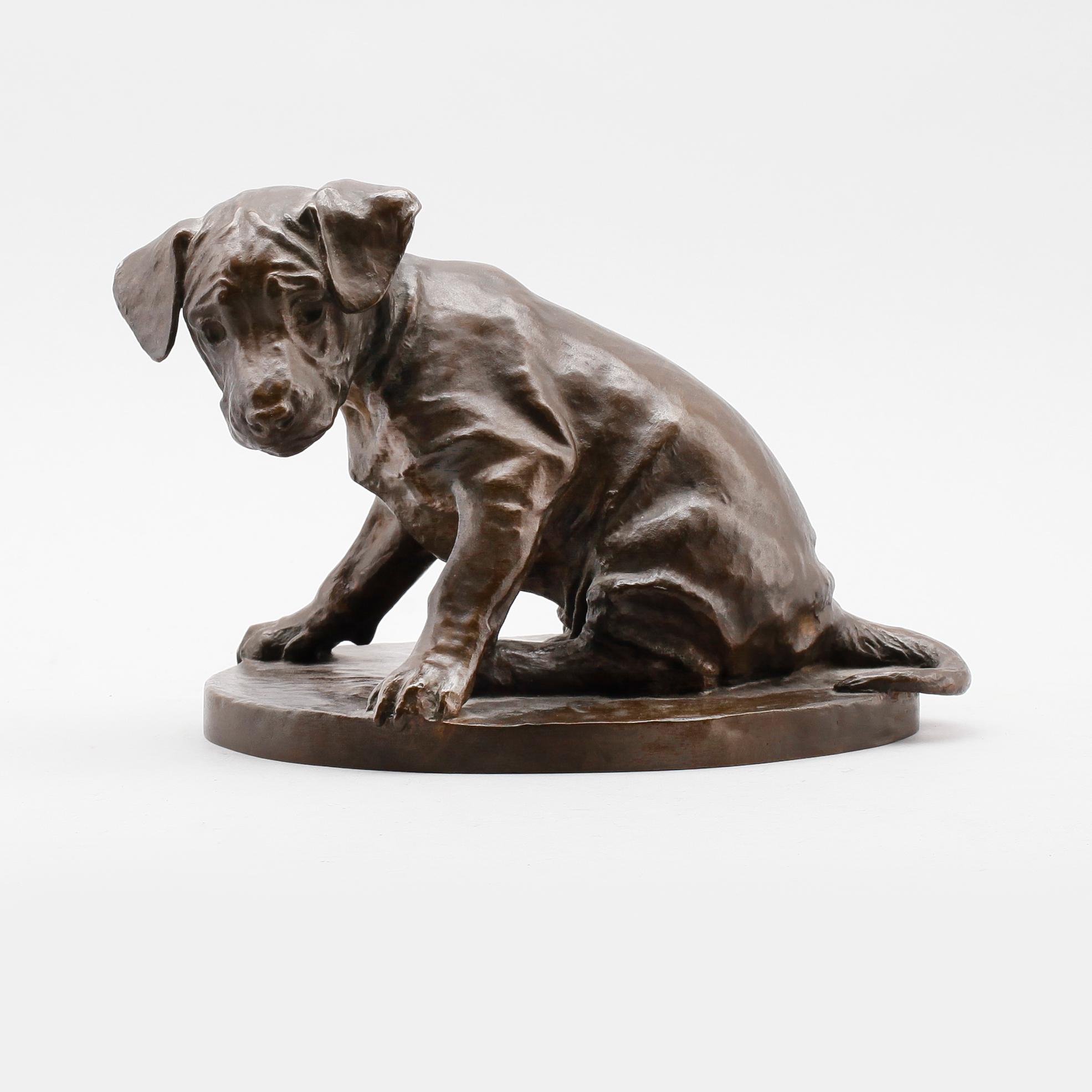 SKULPTUR, brons, signerad M Ameèry, 1900-talets första hälft.