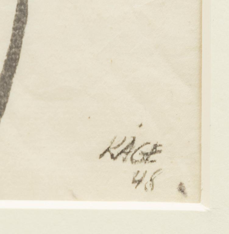 Wilhelm Kåge, Model study.