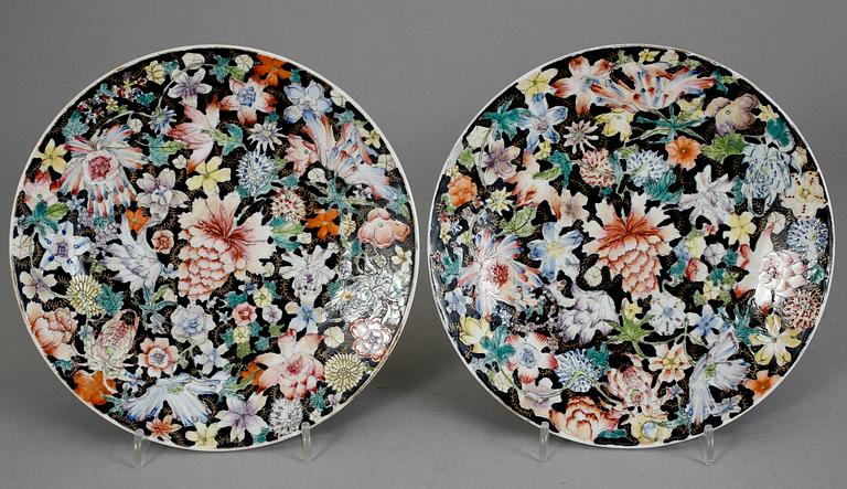 FAT, 4 st, porslin, Guangxu, omkring år 1900.