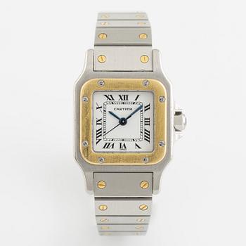 Cartier, Santos Carrée, armbandsur, 23,5 x 23,5 (34,5) mm.