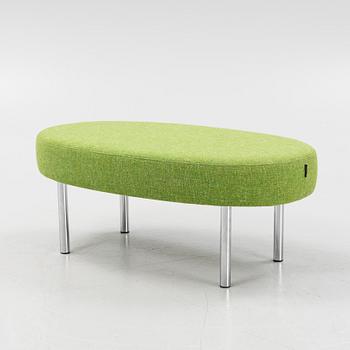 A 'Orgy' sofa with pouf by Karim Rashid for Offecct.