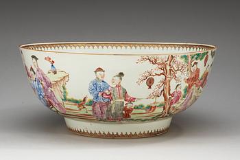 BÅLSKÅL, kompaniporslin. Qing dynastin, Qianlong (1736-95).
