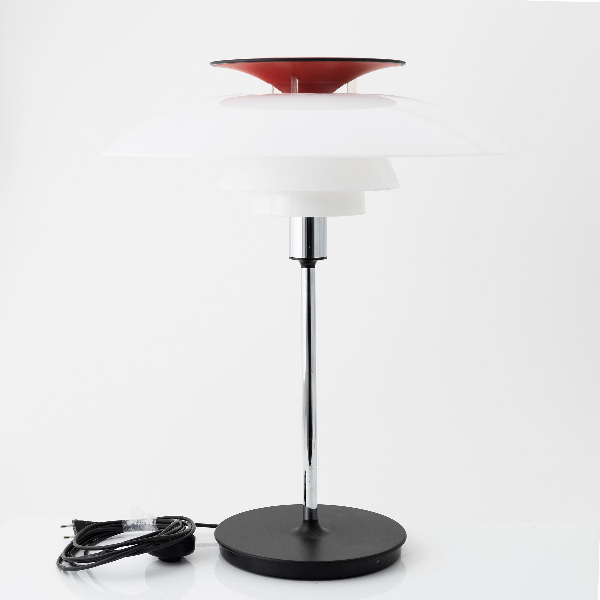 Poul Henningsen, bordslampa, "PH 80", Louis Poulsen, Danmark.
