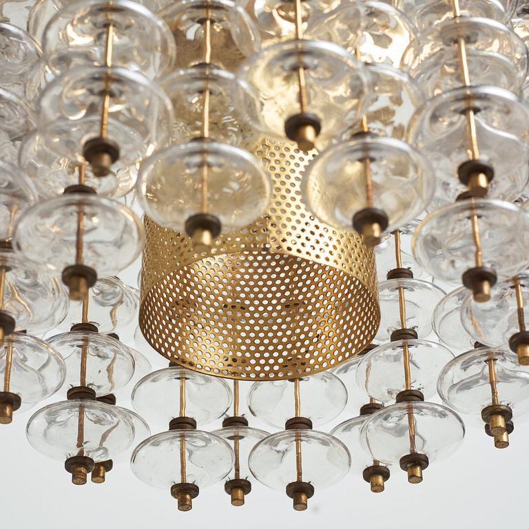 Hans-Agne Jakobsson, an "Estrella" ceiling lamp, model T581/35, Markaryd, Sweden 1960-70's.