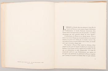 Book "Picasso Dessins" by Paul Eluard, Les Editions Braun & Cie, 1952.