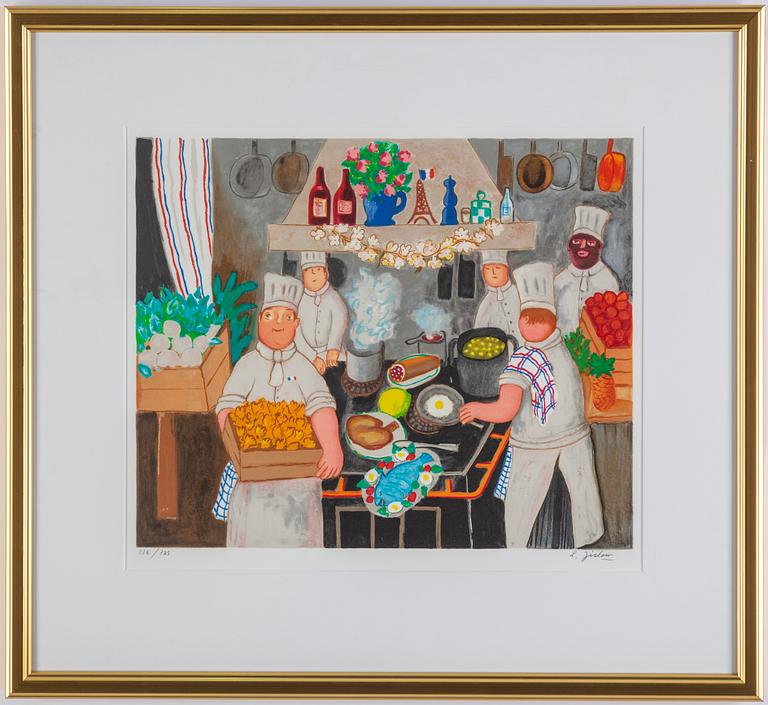 LENNART JIRLOW,  lithograph in colours, 2011, signed 336/385.