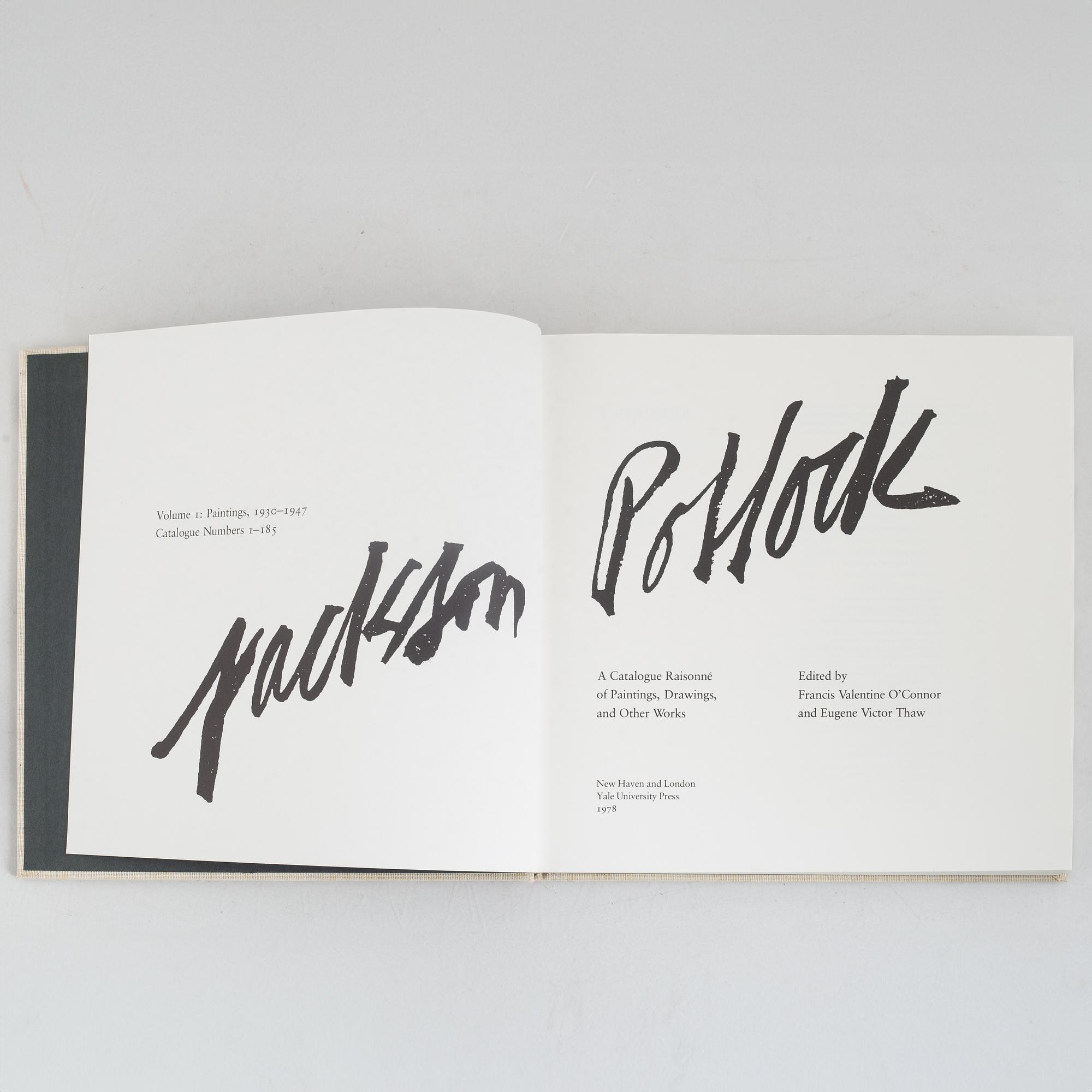 Jackson Pollock: A Catalogue Raisonné of Paintings, Drawings and Other Works, VOL I-IV.