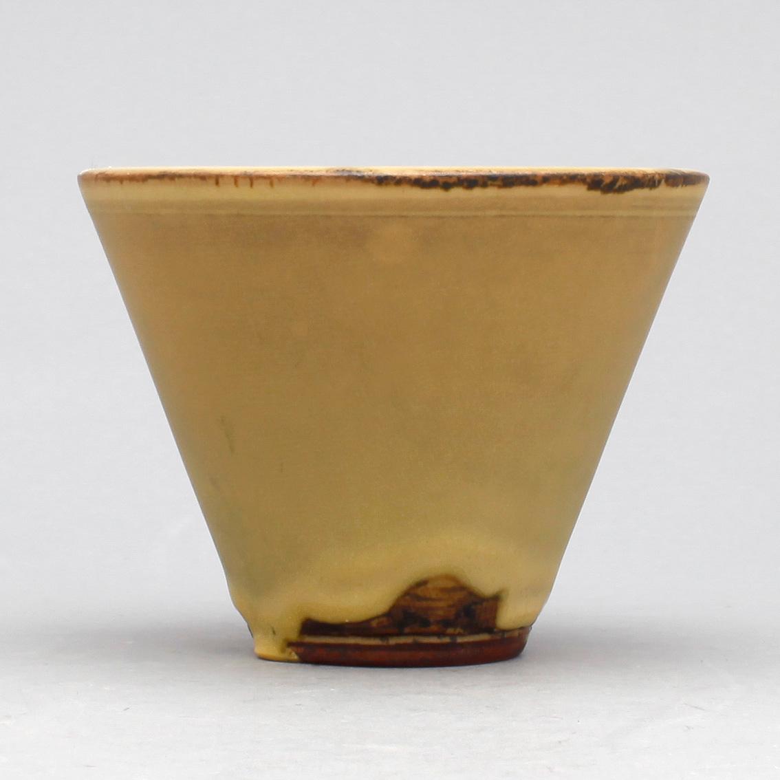 SKÅL, stengods, Farsta, Wilhelm Kåge, Gustavsberg, signerad undertill.