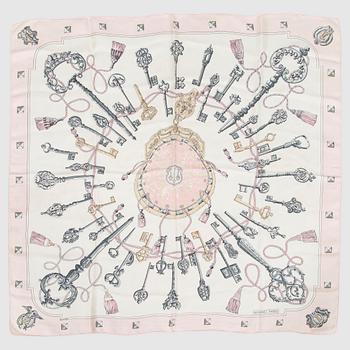 Hermès, "Les Clefs" scarf.