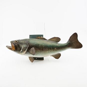 Fiskskulptur "Black bass" 1960.