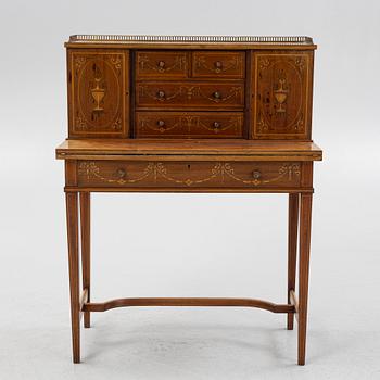 A Louis XVI-Style Ladies' Writing Desk, 'Bonheur du Jour', late 19th Century.