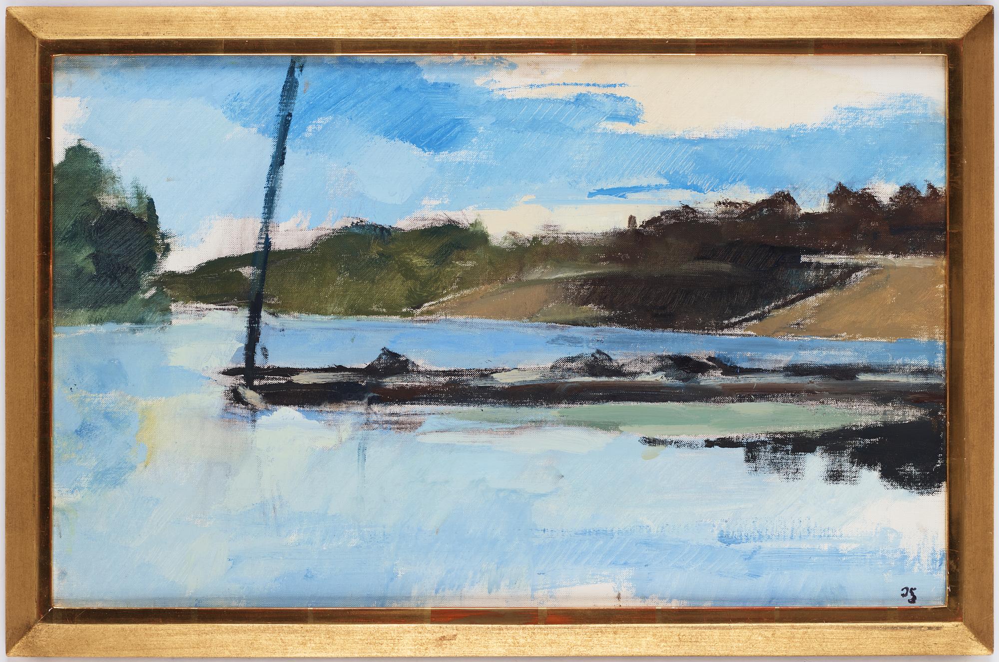 HUGO ZUHR, oil on canvas, signed.