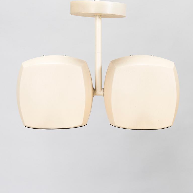 Valto Kokko, four "Kuutiopallo" ceiling-/wall lamps, i-Valo, 1970s.