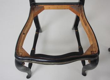 STOLAR, ett par, rokoko, 1700-talets andra hälft.