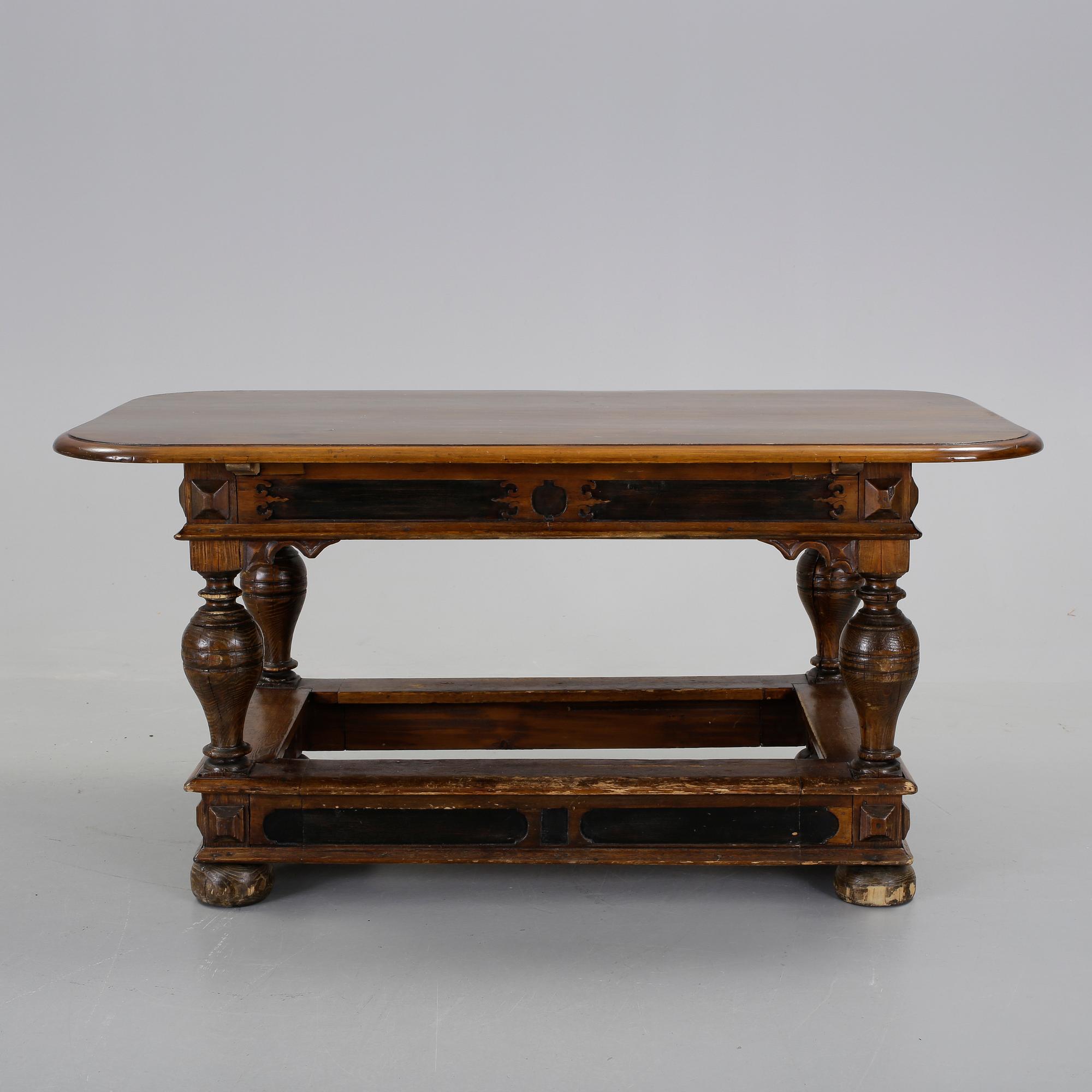 BORD, delvis renässans/barock, 1600/1700-tal.