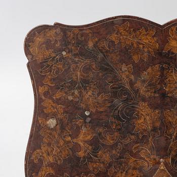 A Baroque style table, late 19th Century.