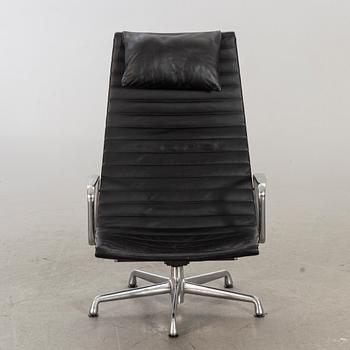CHARLES AND RAY EAMES, An "EA-124, Aluminium Group", Herman Miller lounge chair. USA.