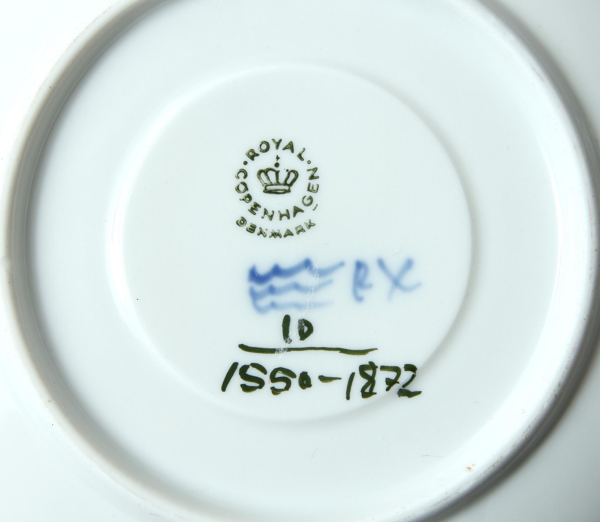 SERVIS, ca 60 delar, porslin, "Blå Blomst", Royal Copenhagen.