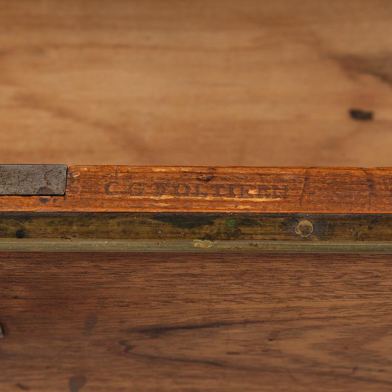 Bord, av Carl Gustaf Foltiern (mästare i Stockholm 1804-1829), Sengustavianskt.