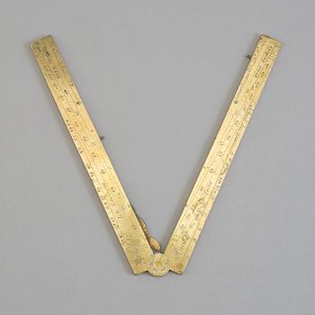 A Brass ector by Butterfield Paris 18th century.