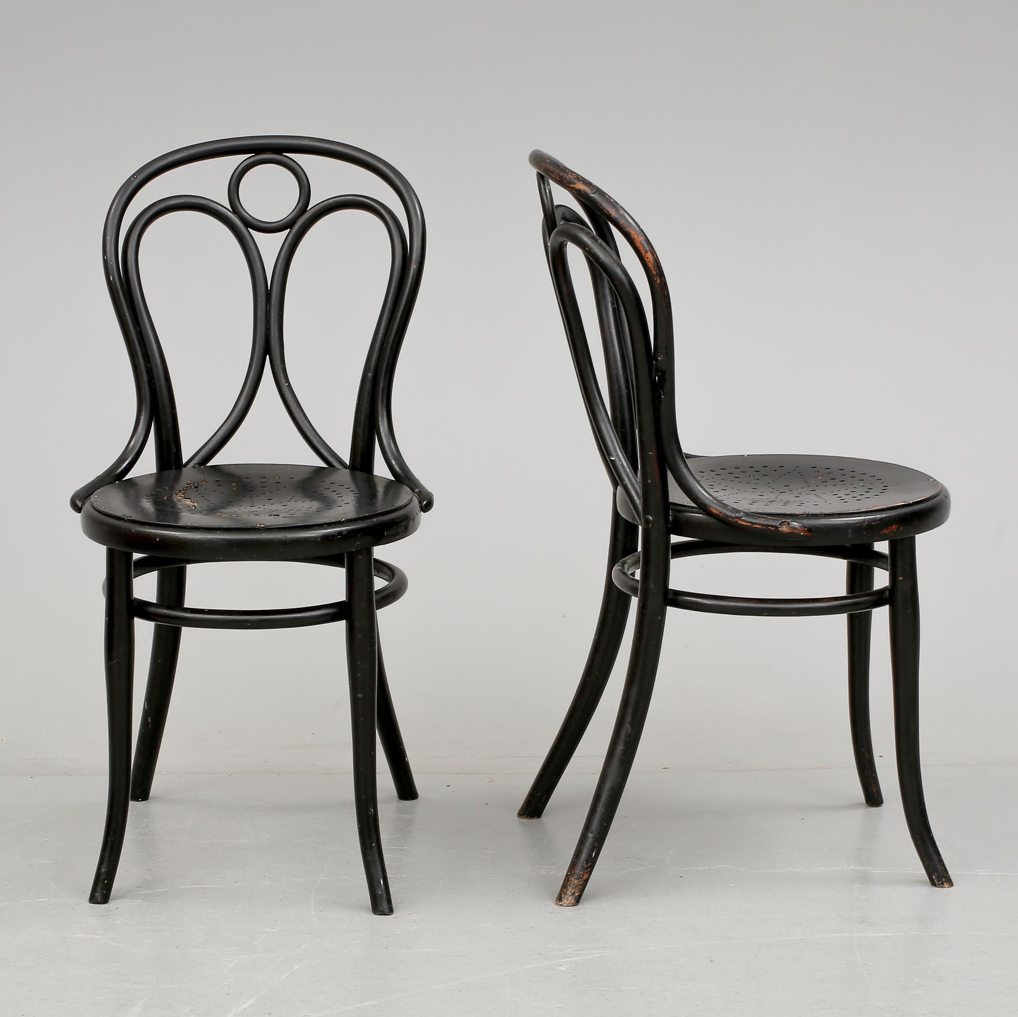 STOLAR 6 st. Thonet, omkring 1900.