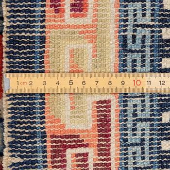 Carpet, antique China, approx. 128 x 67 cm.