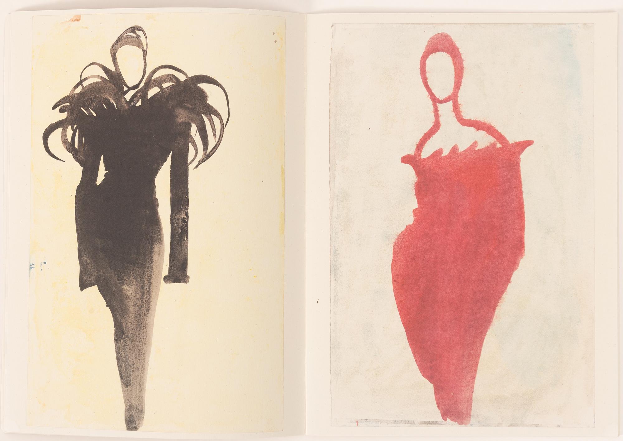 Mats Gustafson, "Watercolours", häfte utgivet av Galerie Bartsch & Chariau, München, 1993. Numrerad 293/600.