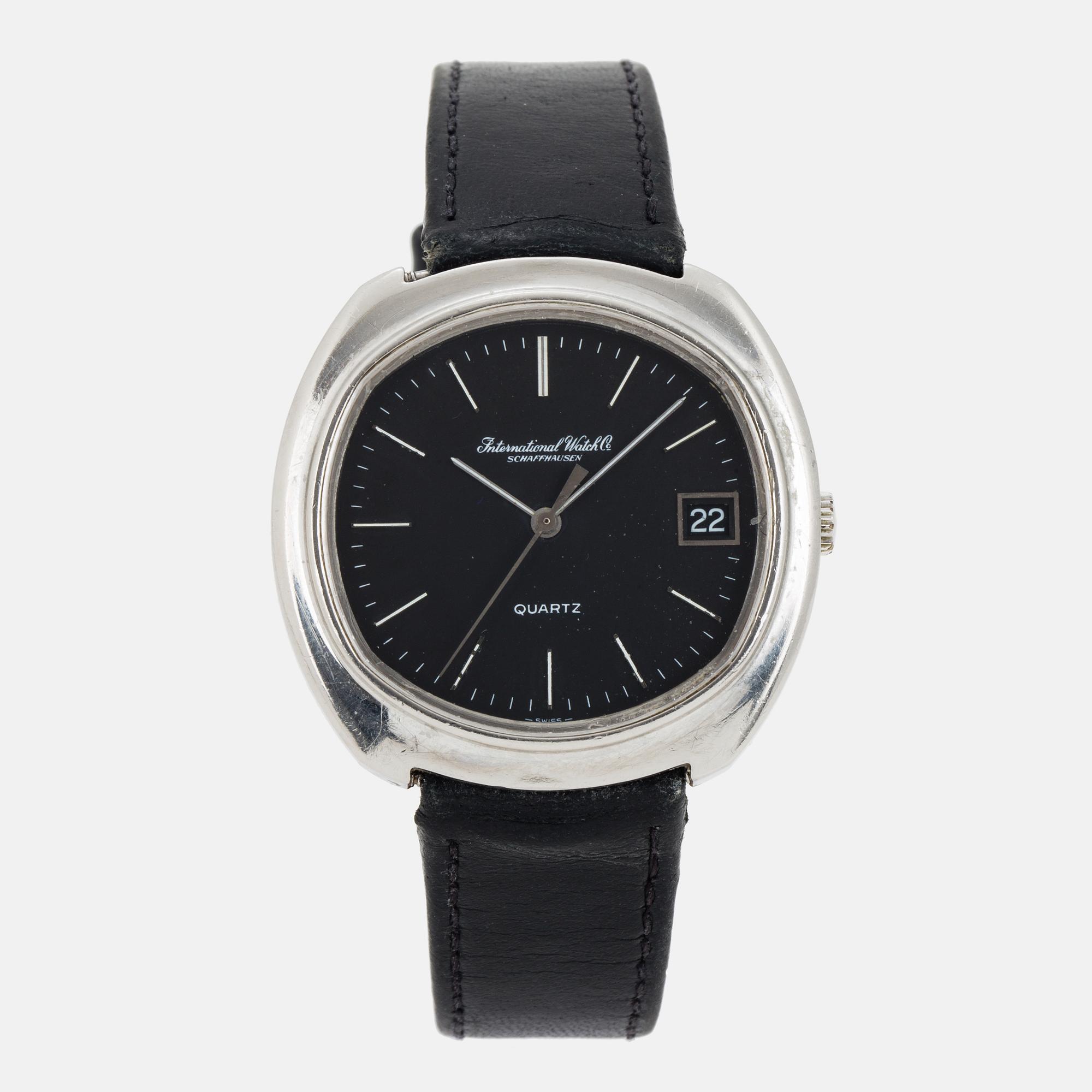 IWC International Watch Co Schaffhausen wristwatch 38 x 36 mm. Bukowskis