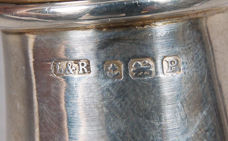 PARTI SILVER, 5 delar, bla London 1905.