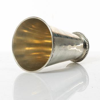 Samling silver, mestadels GEWE, 7 delar, vikt ca 550 gram.