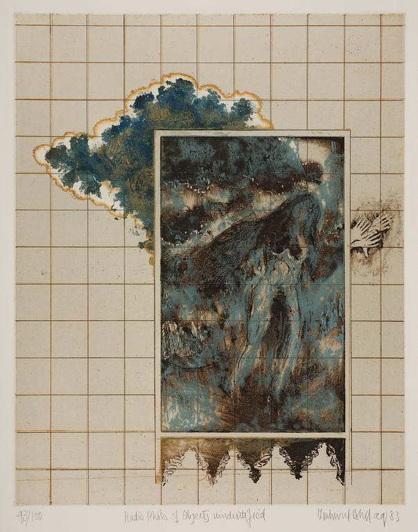 Zahoor ul Akhlaq, "Radio Photo of Objects Unidentified" from: "Hommage aux Prix Nobel" (Nobel Prize folder).