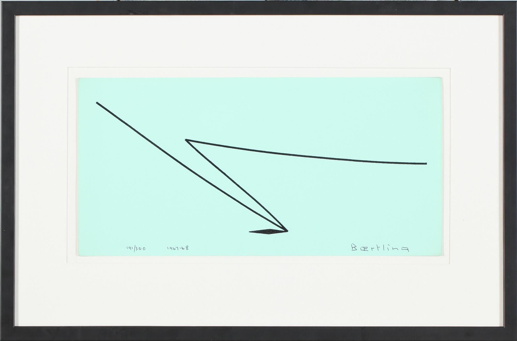 OLLE BAERTLING, färgserigrafi, signerad, daterad 1967-68 och numrerad 191/300.