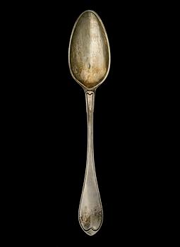 A SERVING SPOON, silver, Västerås 1810, I.Elg.