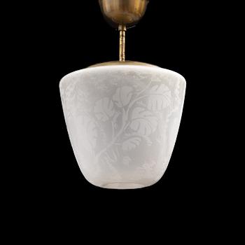 Edvard Hagman AB, a ceiling lamp, model "3133 D", 1940s.