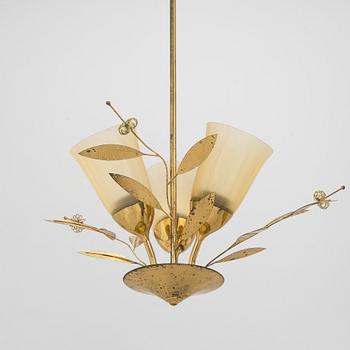 A mid-20th century ceiling light for Itsu, Finland.