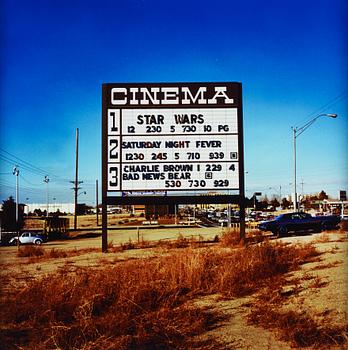 Robert Zuckerman, "Star Wars Marquee, Albuquerque, New Mexico", 1977.