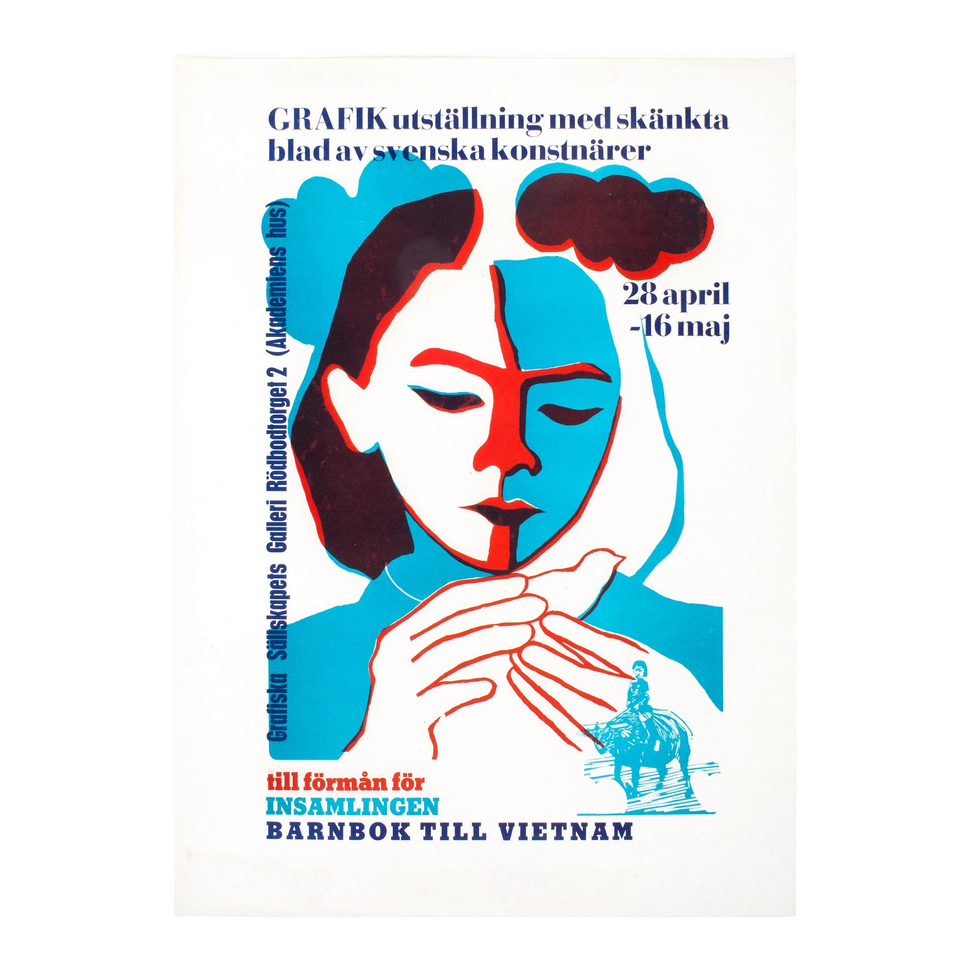 OLOF SANDAHL, screentryck, affisch, 4 st, signerade.