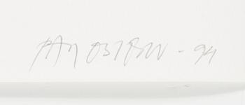 Portfolio of ten serigraphs, signed and dated -94, numbered EA 14/50.