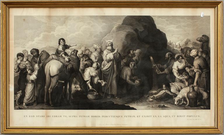 OKÄND KONSTNÄR, kopparstick, 1800-tal.