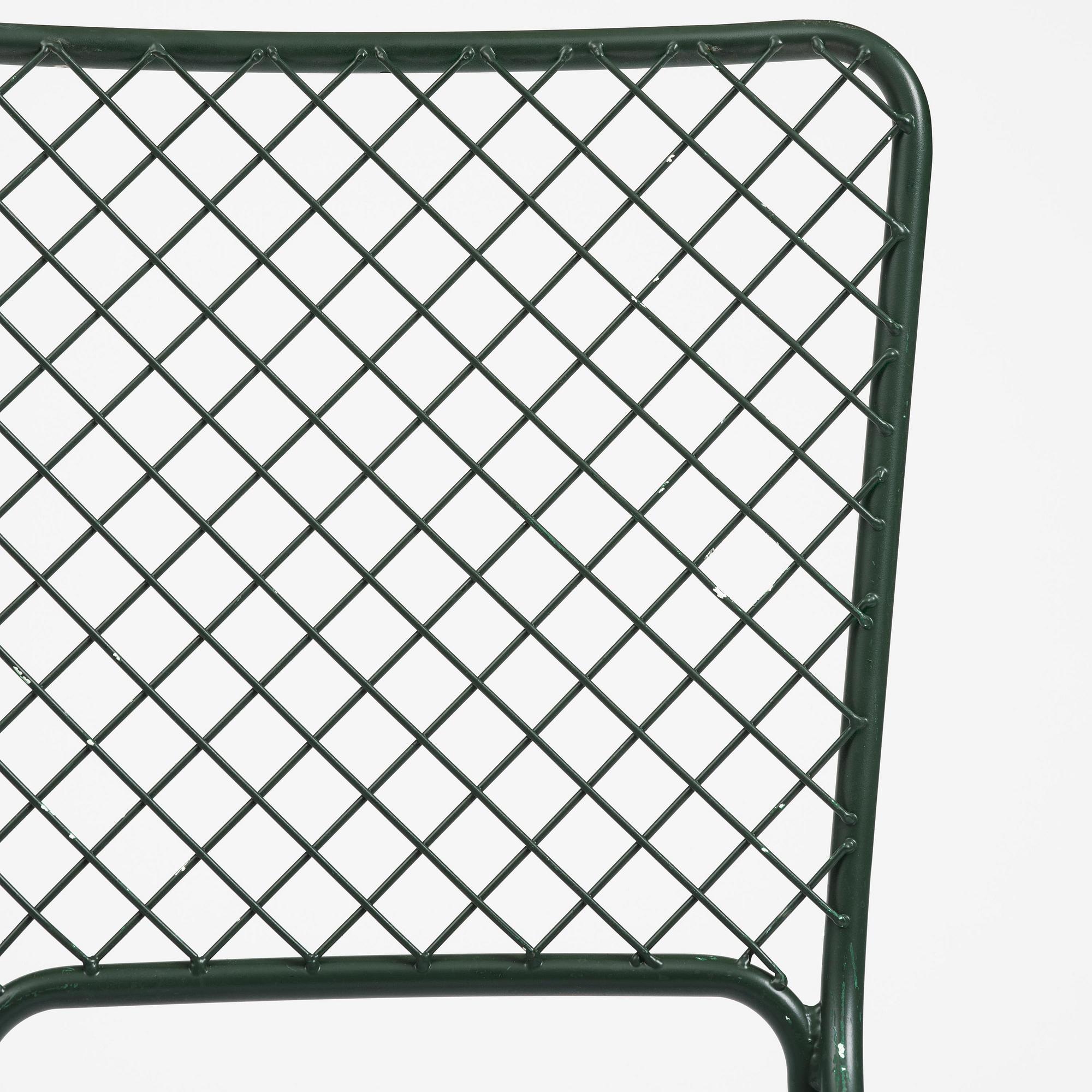 Josef Frank, trädgårdsstolar, nio stycken, modell 591, Firma Svenskt Tenn.