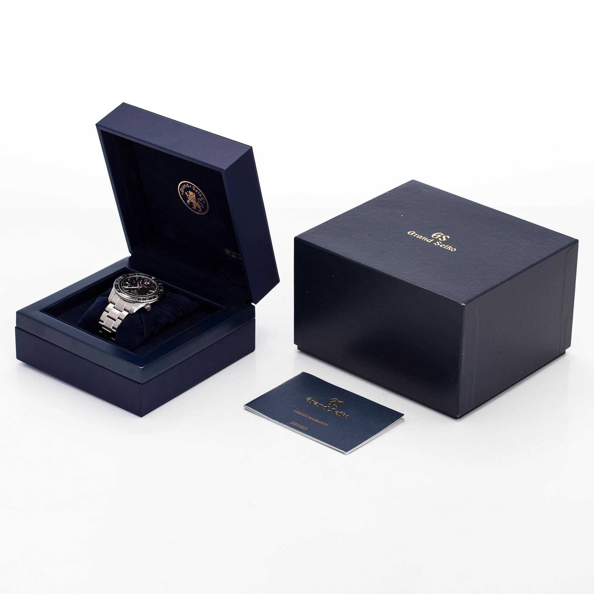 Grand Seiko, Spring Drive, GMT, rannekello, 44 mm.