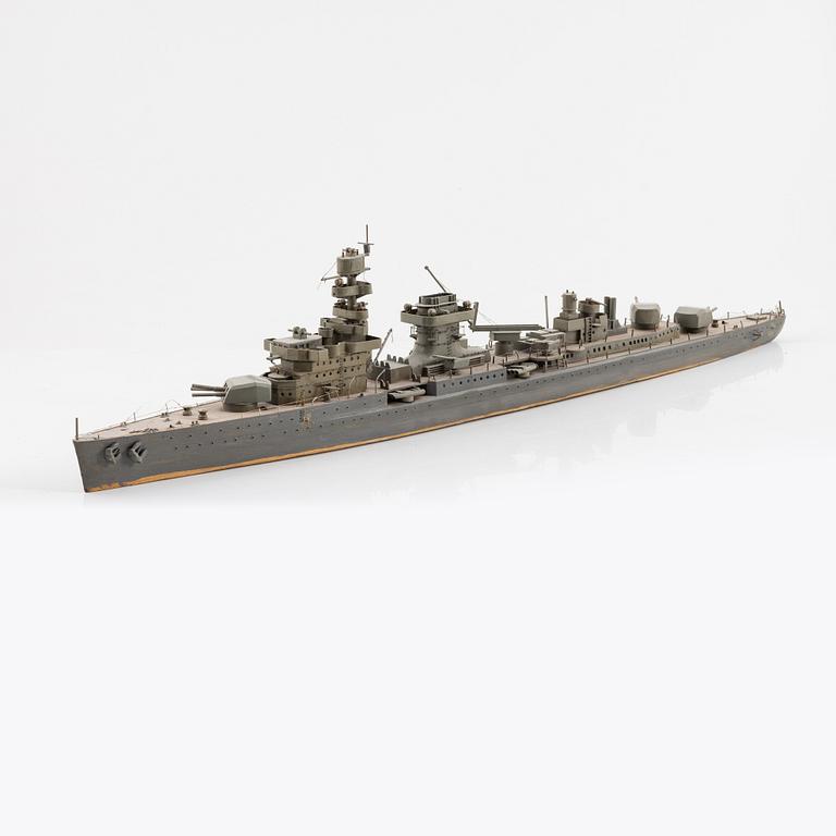 A model ship, 20th century.