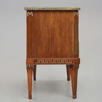 A late Gustavian late 18th century commode by Johan Wilhelm Metzmacher (master in Stockholm 1769-1783).