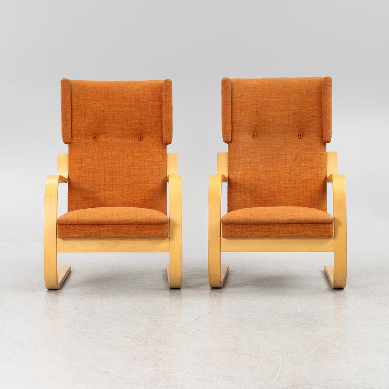 Alvar Aalto, armchairs, a pair, model 401, Artek, Finland.