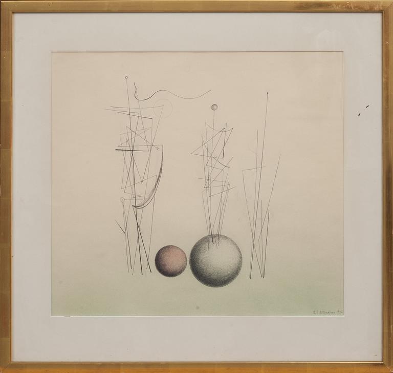 LEON ARTHUR TUTUNDJIAN, Blandteknik, signerad o daterad 1926.